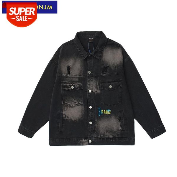 uncledonjm distressed black denim jacket men fashion high street urban streetwear jeans 2021 coat ven-2057 #pp12, White;black
uncledonjm distressed black denim jacket men fashion high street urban streetwear jeans 2021 coat ven-2057 #pp12, White;black