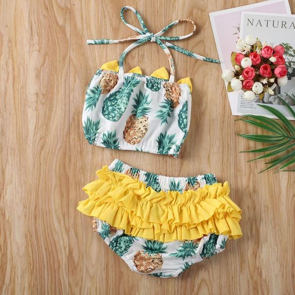 clothing sets baby & children's 1-4years kid girl pineapple tankini swimwear swimsuit bikini set bathing swimming beachwear, White
clothing sets baby & children's 1-4years kid girl pineapple tankini swimwear swimsuit bikini set bathing swimming beachwear, White