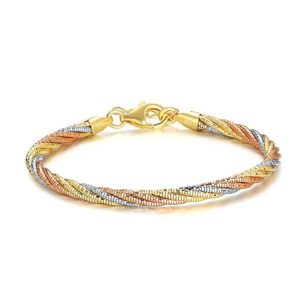other bracelets cmajor italian style soild sterling silver jewelry muti color three-color weave dream fashion temperament for women, Golden;silver
other bracelets cmajor italian style soild sterling silver jewelry muti color three-color weave dream fashion temperament for women, Golden;silver
