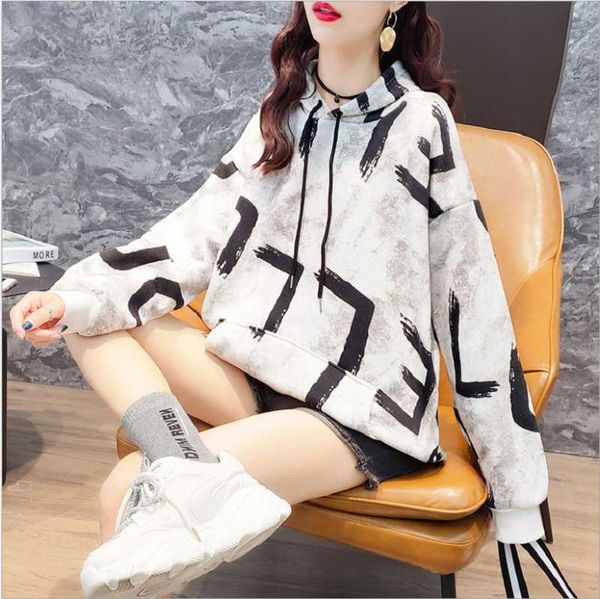 women's hoodies & sweatshirts women thicker plus velvet warm soft letter printed simple all-match pockets leisure pullovers womens tren, Black
women's hoodies & sweatshirts women thicker plus velvet warm soft letter printed simple all-match pockets leisure pullovers womens tren, Black