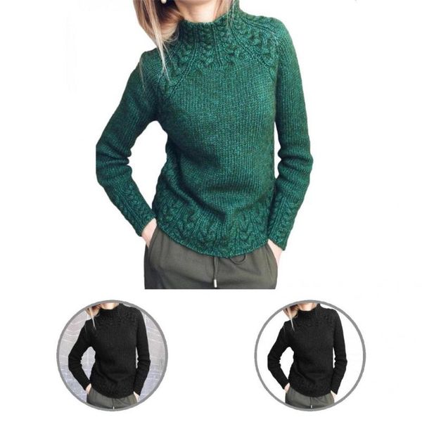 women's sweaters long sleeve high collar practical warm-keeping women sweater for travel, White;black
women's sweaters long sleeve high collar practical warm-keeping women sweater for travel, White;black