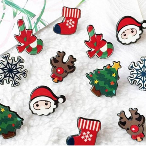 pins, brooches cute cartoon christmas pins santa claus tree jingle bells socks donuts candy enamel pin badges brooch, Gray
pins, brooches cute cartoon christmas pins santa claus tree jingle bells socks donuts candy enamel pin badges brooch, Gray