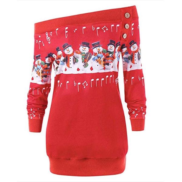 women's hoodies & sweatshirts off shoulder christmas snowman sweatshirt casual women autumn winter pullover tracksuit plus size 5xl sj, Black
women's hoodies & sweatshirts off shoulder christmas snowman sweatshirt casual women autumn winter pullover tracksuit plus size 5xl sj, Black