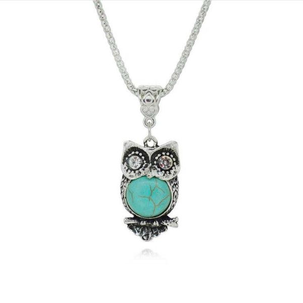owl tibetan silver turquoise pendant necklaces dmtqn062 fashion gift national style women men diy necklace pendants
owl tibetan silver turquoise pendant necklaces dmtqn062 fashion gift national style women men diy necklace pendants