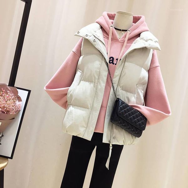 women's vests autumn winter cotton vest korean sleeveless jacket slim short ladies waistcoat student sweet puffer chaleco mujer plus si, Black;white
women's vests autumn winter cotton vest korean sleeveless jacket slim short ladies waistcoat student sweet puffer chaleco mujer plus si, Black;white