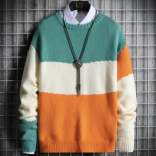 men's sweaters 2021 autumn winter harajuku streetwear sweater men hip hop casual o-neck pullover knitted, White;black
men's sweaters 2021 autumn winter harajuku streetwear sweater men hip hop casual o-neck pullover knitted, White;black
