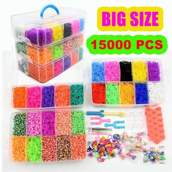 4500pcs Rubber Bands DIY Weaving Tool Box Creative Set Elastic Silicone Bracelet Kit Kids Toys for Children Girls Gift ZXH
4500pcs Rubber Bands DIY Weaving Tool Box Creative Set Elastic Silicone Bracelet Kit Kids Toys for Children Girls Gift ZXH
