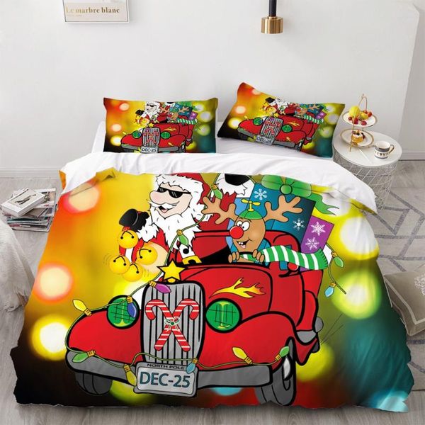 bedding sets 2/3 pieces santa claus set merry christmas green duvet cover 3d print festival holiday bedspread home textile
bedding sets 2/3 pieces santa claus set merry christmas green duvet cover 3d print festival holiday bedspread home textile