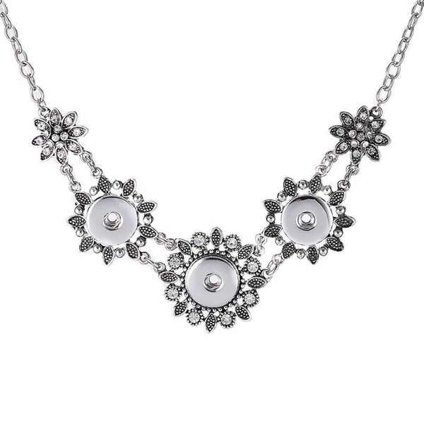 rhinestone 253 exaggerated 3 snaps metal ginger fit 18mm snap button necklace fashion pendant charm sliver jewelry for women necklaces, Silver
rhinestone 253 exaggerated 3 snaps metal ginger fit 18mm snap button necklace fashion pendant charm sliver jewelry for women necklaces, Silver