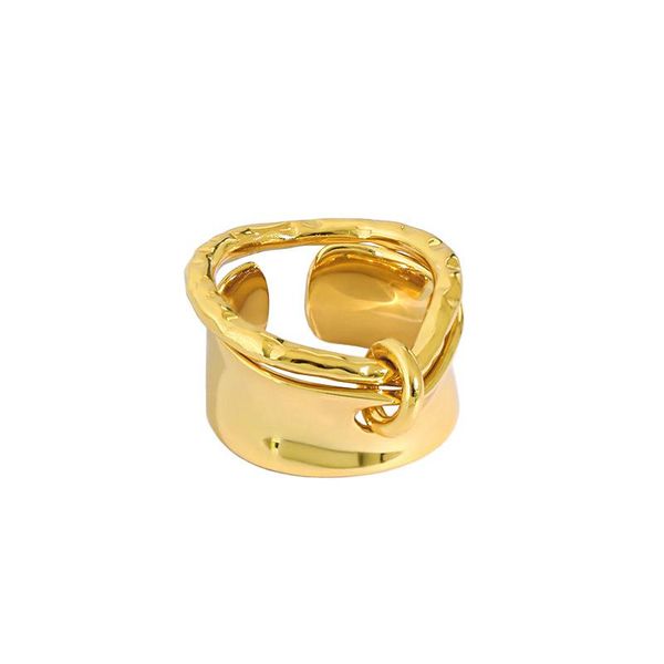 1pc 18k gold 100% authentic 925 sterling silver jewelry white /gold glossy irregular rows line band wider ring adjust tl j1393 cluster rings, Golden;silver
1pc 18k gold 100% authentic 925 sterling silver jewelry white /gold glossy irregular rows line band wider ring adjust tl j1393 cluster rings, Golden;silver