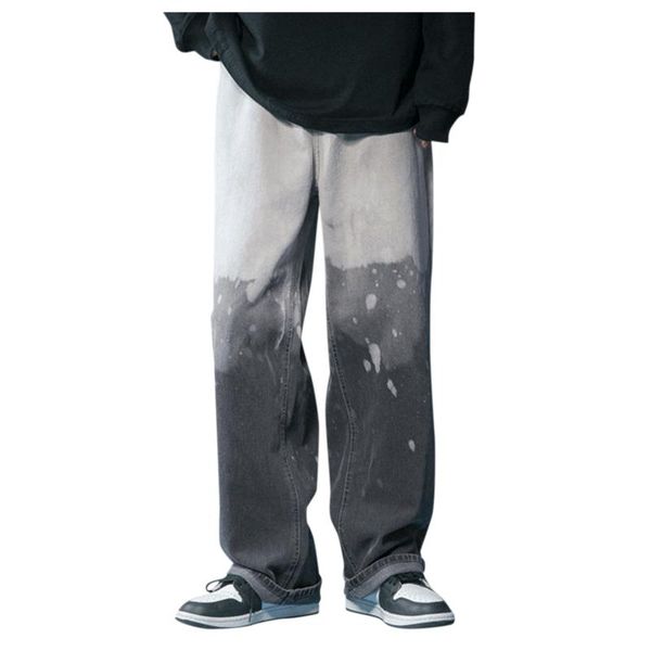 men's pants fashion street straight loose jeans large size wide leg drop trousers pantalones hombre, Black
men's pants fashion street straight loose jeans large size wide leg drop trousers pantalones hombre, Black