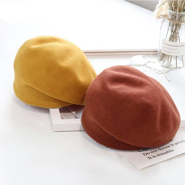 berets canze women warm autumn winter beret hat british styling painter solid color wool, Blue;gray
berets canze women warm autumn winter beret hat british styling painter solid color wool, Blue;gray