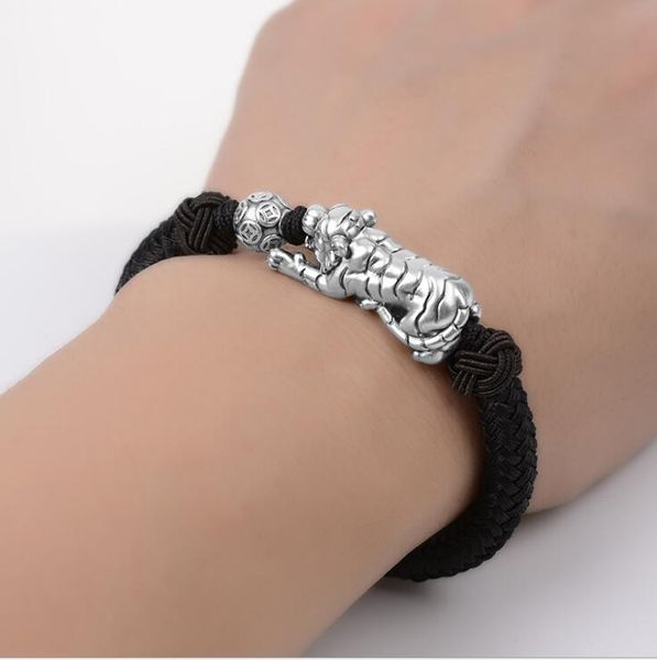 new silver bracelet bite money tiger amulet men bracelets 16cm and 18cm, Golden;silver
new silver bracelet bite money tiger amulet men bracelets 16cm and 18cm, Golden;silver
