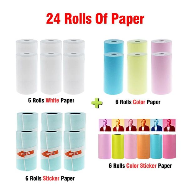 printers peripage paperang thermal po printer paper roll label colorful sticker 57*30mm a6 p1 p2 mini
printers peripage paperang thermal po printer paper roll label colorful sticker 57*30mm a6 p1 p2 mini