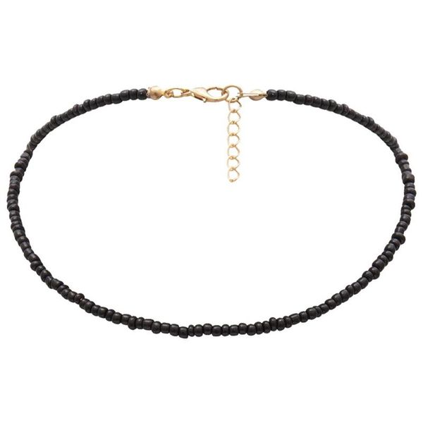 pendant necklaces 1pc individual character beaded single - layer necklace simple color rice bead (black), Silver
pendant necklaces 1pc individual character beaded single - layer necklace simple color rice bead (black), Silver