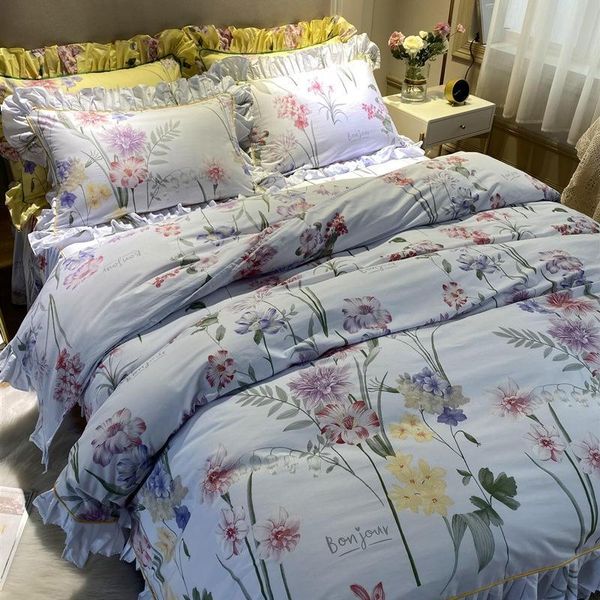 bedding sets botanical garden floral duvet cover 100%cotton comfy soft set farmhouse ruffles bed skirt pillowcase 4/6pcs
bedding sets botanical garden floral duvet cover 100%cotton comfy soft set farmhouse ruffles bed skirt pillowcase 4/6pcs