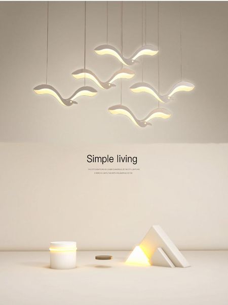 restaurant led chandelier lighting modern white seagull nordic dining table counter office decoration hanging lights pendant lamps
restaurant led chandelier lighting modern white seagull nordic dining table counter office decoration hanging lights pendant lamps