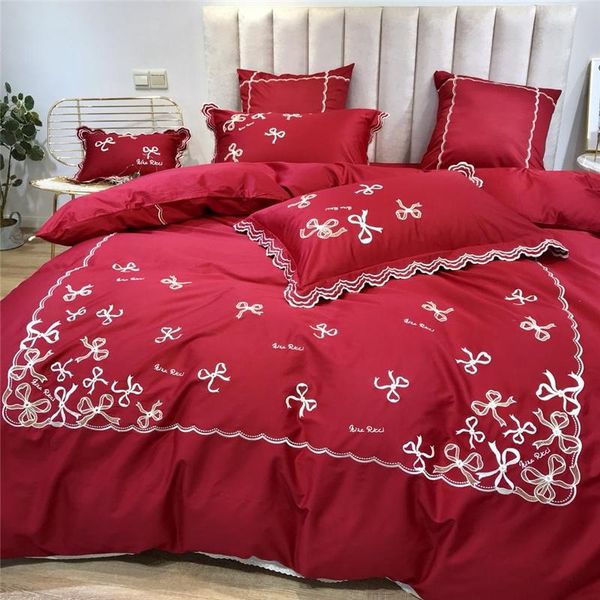 bedding sets luxury egypt cotton bowknot of love set embroidered lace duvet cover bed sheet pillowcases size king 4/6/7pcs
bedding sets luxury egypt cotton bowknot of love set embroidered lace duvet cover bed sheet pillowcases size king 4/6/7pcs