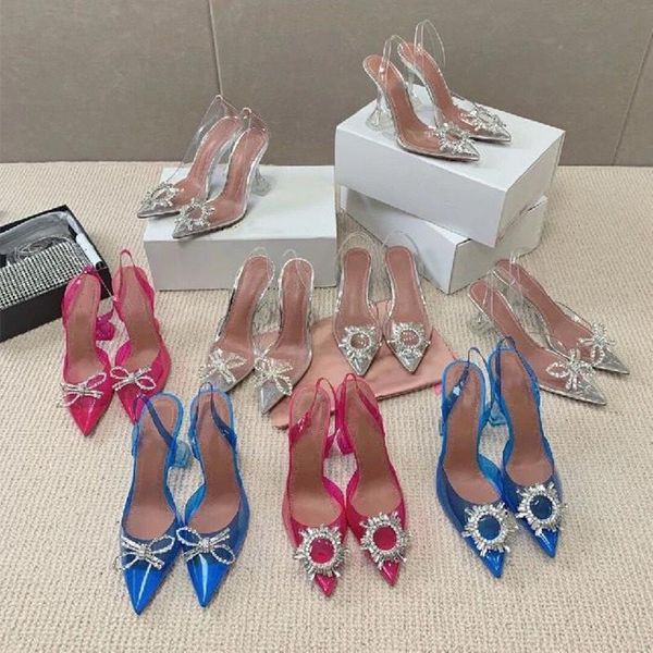 sandals 2021 summer diamond bow women's pvc transparent rubber pointed hollow high heel, Black
sandals 2021 summer diamond bow women's pvc transparent rubber pointed hollow high heel, Black