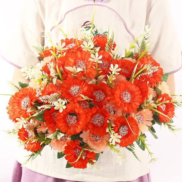 heads daisy flowers bouquet artificial gerbera flower silk holding for bridal wedding party home decor 1 bunch decorative & wreaths
heads daisy flowers bouquet artificial gerbera flower silk holding for bridal wedding party home decor 1 bunch decorative & wreaths
