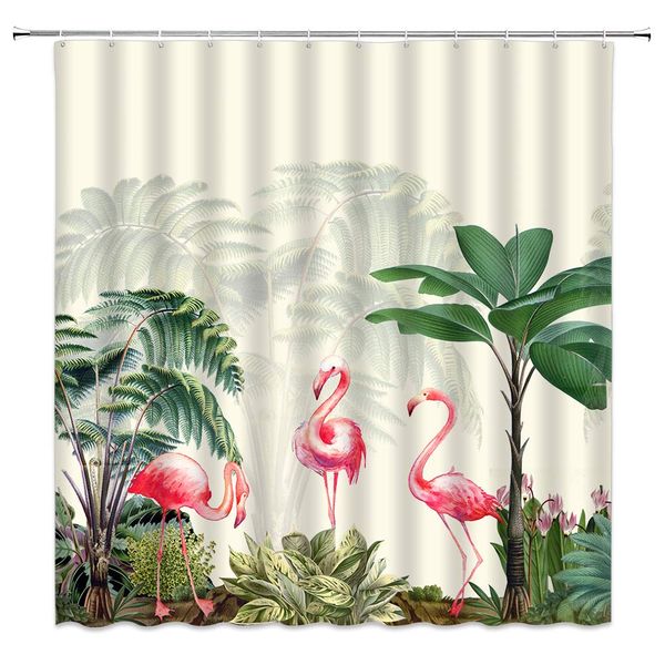 flamingo shower curtain decor tropica plant banana plam tree watercolor pink green fabric bath curtains bathroom accessories
flamingo shower curtain decor tropica plant banana plam tree watercolor pink green fabric bath curtains bathroom accessories