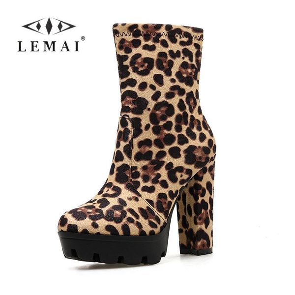 boots leopard winter casual office chunky shoes round toe mid-calf high heels for women 2021 plus size 35-42, Black
boots leopard winter casual office chunky shoes round toe mid-calf high heels for women 2021 plus size 35-42, Black