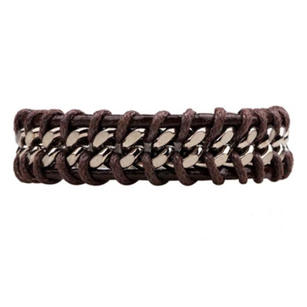 charm bracelets asian fashion trend geniune leather weaven wrist with flexible clutch for men birthday jewelry wear gifts, Golden;silver
charm bracelets asian fashion trend geniune leather weaven wrist with flexible clutch for men birthday jewelry wear gifts, Golden;silver