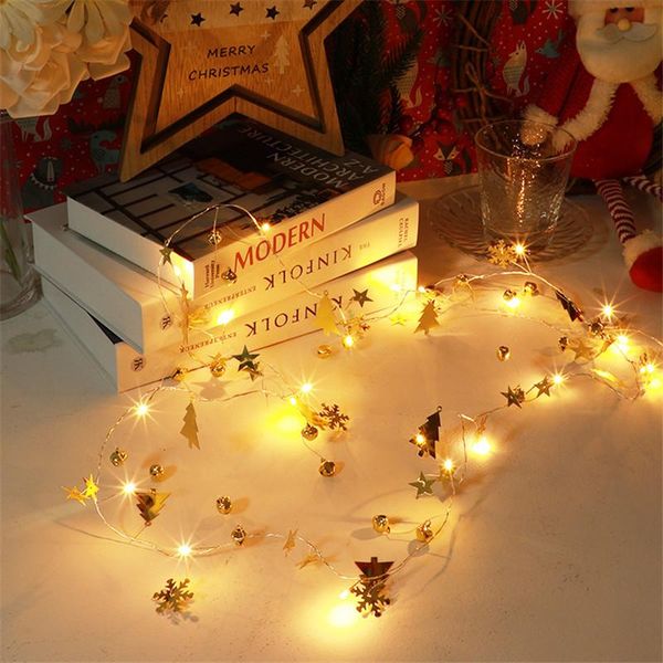 christmas decorations led light string with bells snowflake decoration copper wire battery operated party tool
christmas decorations led light string with bells snowflake decoration copper wire battery operated party tool