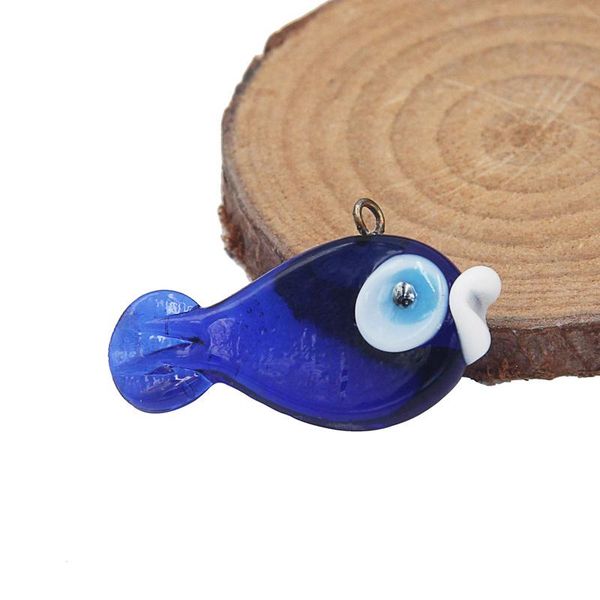 charms lot of 3pcs -15*35mm blue fish charm glass evil eye necklace hanging swimming pendants diy protection amulet for good luck, Bronze;silver
charms lot of 3pcs -15*35mm blue fish charm glass evil eye necklace hanging swimming pendants diy protection amulet for good luck, Bronze;silver