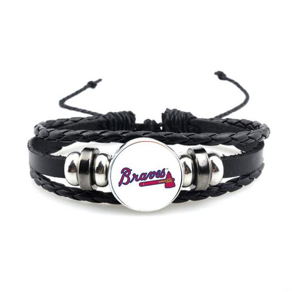 charm bracelets 10pcs/lot baseball sports bracelet atlanta charms braves leather bangle paracord survival, Golden;silver
charm bracelets 10pcs/lot baseball sports bracelet atlanta charms braves leather bangle paracord survival, Golden;silver