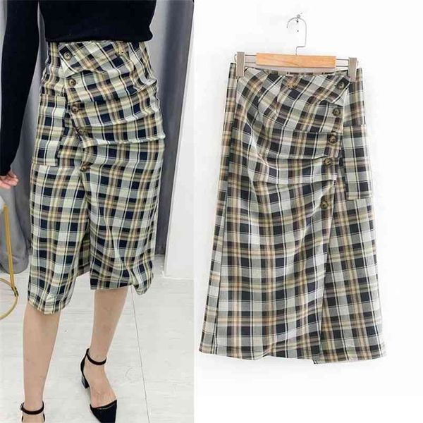 vintage plaid long skirts womens ruched wrap high waist midi skirt woman fashion button office ladies 210519, Black
vintage plaid long skirts womens ruched wrap high waist midi skirt woman fashion button office ladies 210519, Black