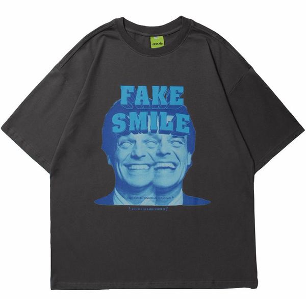 men's t-shirts summer men short sleeve tshirts hip hop smile man letter print t shirt 2021 streetwear harajuku cotton t-shirt loose te, White;black
men's t-shirts summer men short sleeve tshirts hip hop smile man letter print t shirt 2021 streetwear harajuku cotton t-shirt loose te, White;black