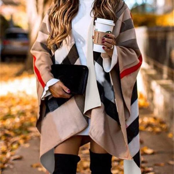 luxury women's ets plaid cloak dual-purpose woolen scarf coat shawl female, Black;brown
luxury women's ets plaid cloak dual-purpose woolen scarf coat shawl female, Black;brown