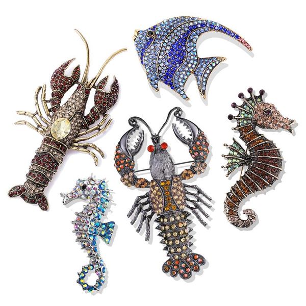 pins, brooches muylinda jewelry lobster lady fish brooch crayfish enamel marine life and seahorse pins accessories clothes scarf gift, Gray
pins, brooches muylinda jewelry lobster lady fish brooch crayfish enamel marine life and seahorse pins accessories clothes scarf gift, Gray