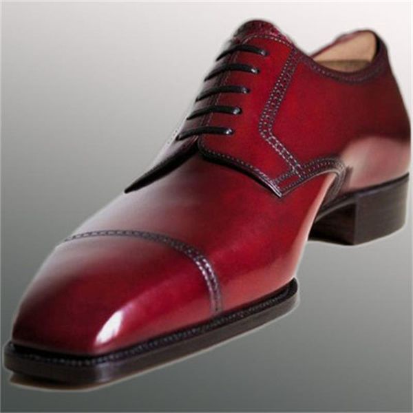 red pu stitched business dress men oxford shoes polished three-stage lace up fashion casual christmas dress suitable for groom dh345, Black
red pu stitched business dress men oxford shoes polished three-stage lace up fashion casual christmas dress suitable for groom dh345, Black