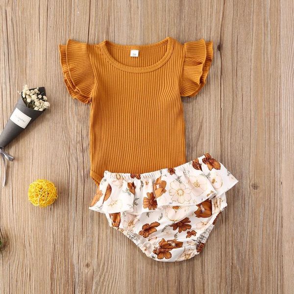 clothing sets baby & children's 0-24m born girl knitted ribbed bodysuits floral bottoms shorts 2pcs sunsuit, White
clothing sets baby & children's 0-24m born girl knitted ribbed bodysuits floral bottoms shorts 2pcs sunsuit, White