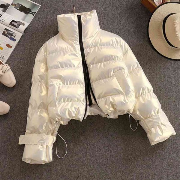 winter women jackets warm bright short down parkas thick puffer jacket stand collar female coat casual slim outwear 210514, Black
winter women jackets warm bright short down parkas thick puffer jacket stand collar female coat casual slim outwear 210514, Black