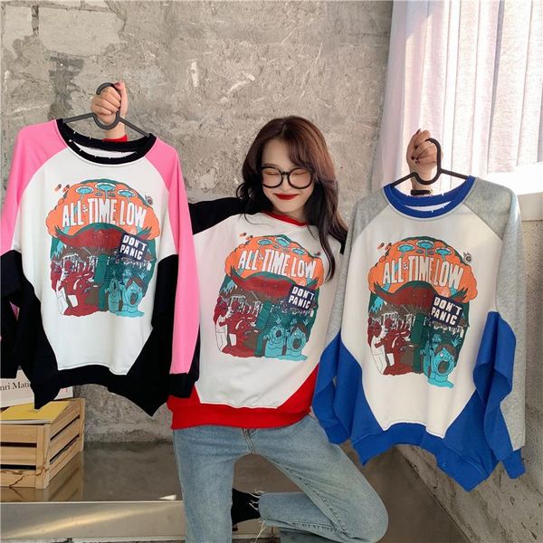 women's hoodies & sweatshirts 2021 sweetshirts women for spring autumn kawaii korean batwing sleeve o-neck students oversized pullover, Black
women's hoodies & sweatshirts 2021 sweetshirts women for spring autumn kawaii korean batwing sleeve o-neck students oversized pullover, Black