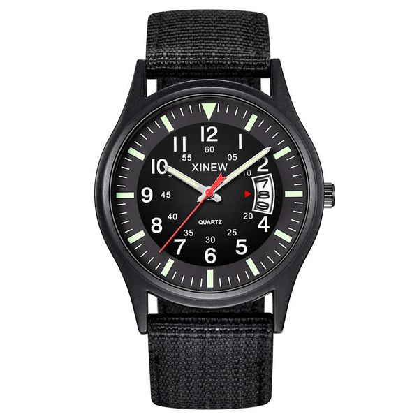 watch xinew men's fashion canvas nylon band calendar quartz student sports, Slivery;brown
watch xinew men's fashion canvas nylon band calendar quartz student sports, Slivery;brown
