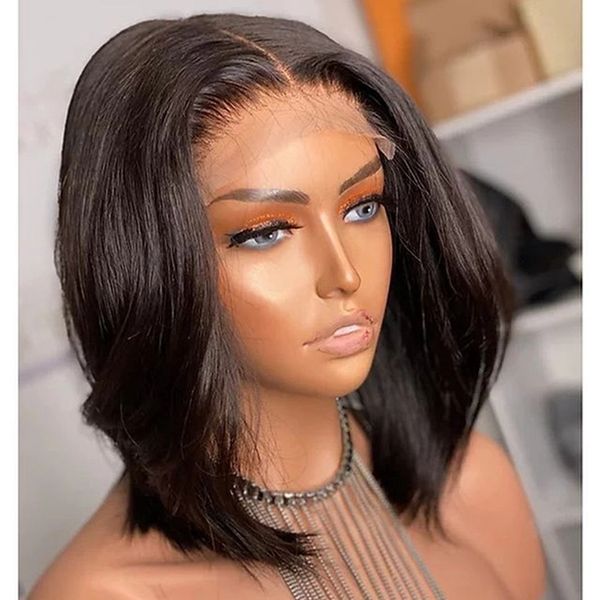 costume accessories soft middle part preplucked silky straight short cut bob lace front synthetic wig for black women with babyhair cosplay, Silver
costume accessories soft middle part preplucked silky straight short cut bob lace front synthetic wig for black women with babyhair cosplay, Silver