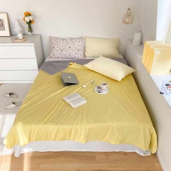 comforters & sets summer cool quilt skin beauty silk air conditioner silkysolid color washable by water machine thin duvet
comforters & sets summer cool quilt skin beauty silk air conditioner silkysolid color washable by water machine thin duvet