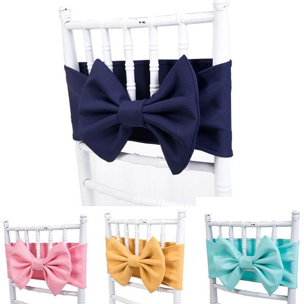 100pcs big bow spandex chair sashes elastic band ties wedding party banquet supply
100pcs big bow spandex chair sashes elastic band ties wedding party banquet supply