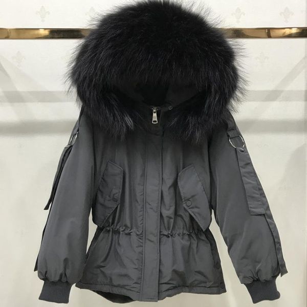 Women's Down & Parkas Large Real Raccoon Fur Women Winter Jacket Hooded Warm Female White Duck Medium Long Loose Coat NY77, Black
Women's Down & Parkas Large Real Raccoon Fur Women Winter Jacket Hooded Warm Female White Duck Medium Long Loose Coat NY77, Black