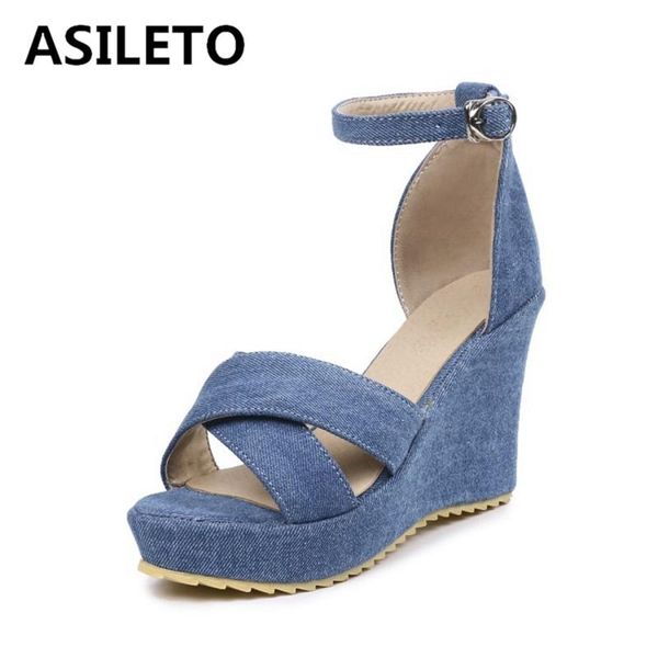 summer ladies heeled denim sandal open toe 10cm wedges heels belt buckle platforms big size 34-43 party b1877 sandals, Black
summer ladies heeled denim sandal open toe 10cm wedges heels belt buckle platforms big size 34-43 party b1877 sandals, Black