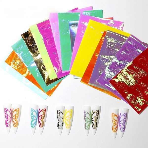nail art decorations sticker laser flame 16 color design decoration accesoires studio, Silver;gold
nail art decorations sticker laser flame 16 color design decoration accesoires studio, Silver;gold