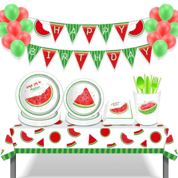 disposable dinnerware tableware sets summer watermelon theme party decoration for baby shower kids birthday hawaii favors
disposable dinnerware tableware sets summer watermelon theme party decoration for baby shower kids birthday hawaii favors