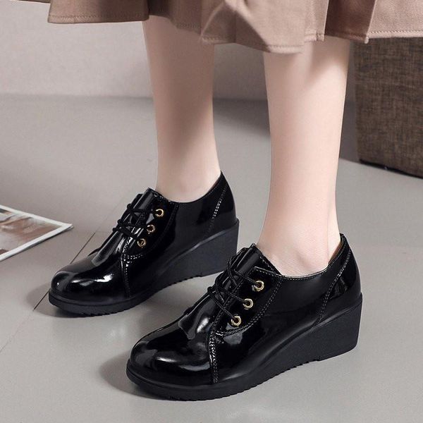 dress shoes cootelili woman pumps 2021 fashion round toe non-slip basic 5cm heel laceup wedges women black size 35-40
dress shoes cootelili woman pumps 2021 fashion round toe non-slip basic 5cm heel laceup wedges women black size 35-40
