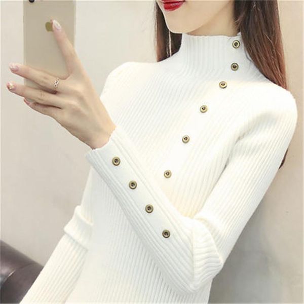 women's sweaters autumn women 2021 fashion turtleneck long sleeve pullovers female cashmere knitted jumpers crocheted, White;black
women's sweaters autumn women 2021 fashion turtleneck long sleeve pullovers female cashmere knitted jumpers crocheted, White;black