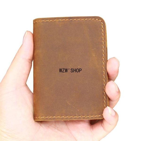 card holders vintage crazy horse leather holder for and driver license desinger bifold wallets, Brown;gray
card holders vintage crazy horse leather holder for and driver license desinger bifold wallets, Brown;gray