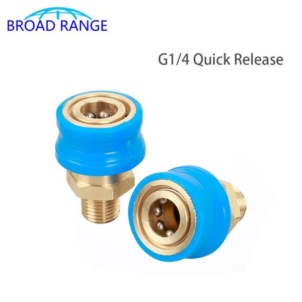 car washer high pressure brass adaptor with blue cover g1/4 quick release 1/4 wire connector for spary gun snow foam lance
car washer high pressure brass adaptor with blue cover g1/4 quick release 1/4 wire connector for spary gun snow foam lance